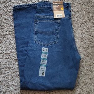 Brand New Men's Flannel lined Carhartt Jeans